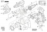 Bosch 3 601 D45 1P1 GSR 6-45 TE Drill Screwdriver 230 V / GB Spare Parts GSR6-45TE